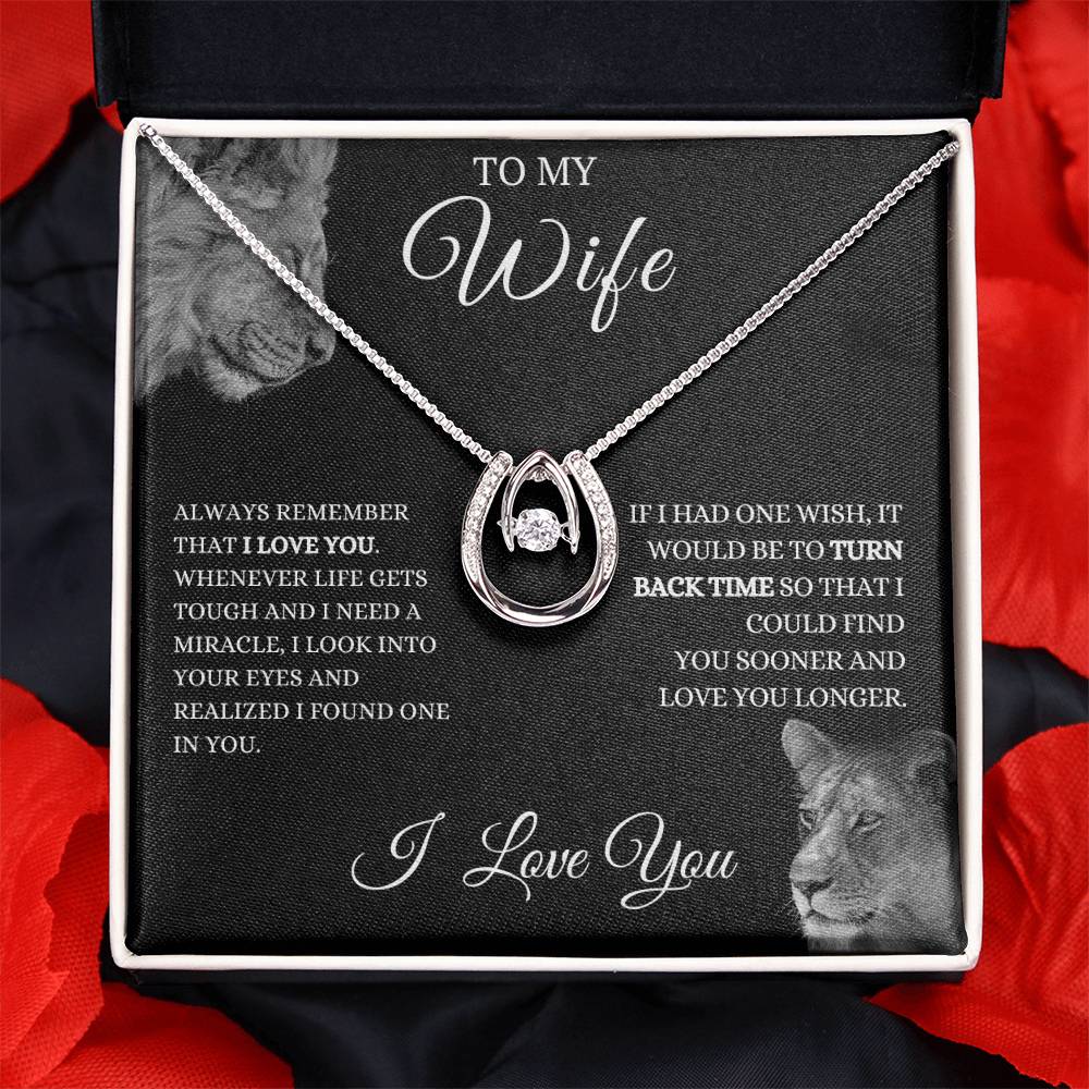 LUCKY IN LOVE WIFE NECKLACE