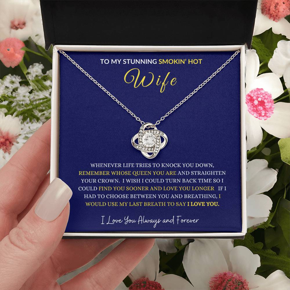 WIFE LOVE KNOT NECKLACE