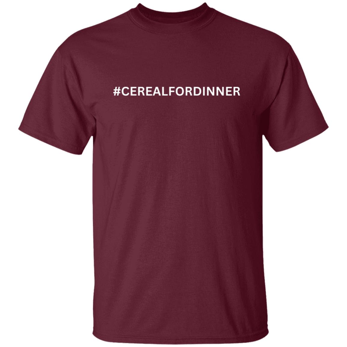 #LetThemEatCereal and #CerealForDinner T-Shirts