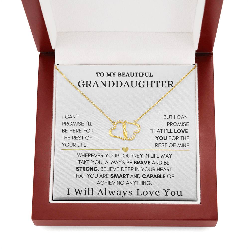 To My Granddaughter Everlasting Love Necklace