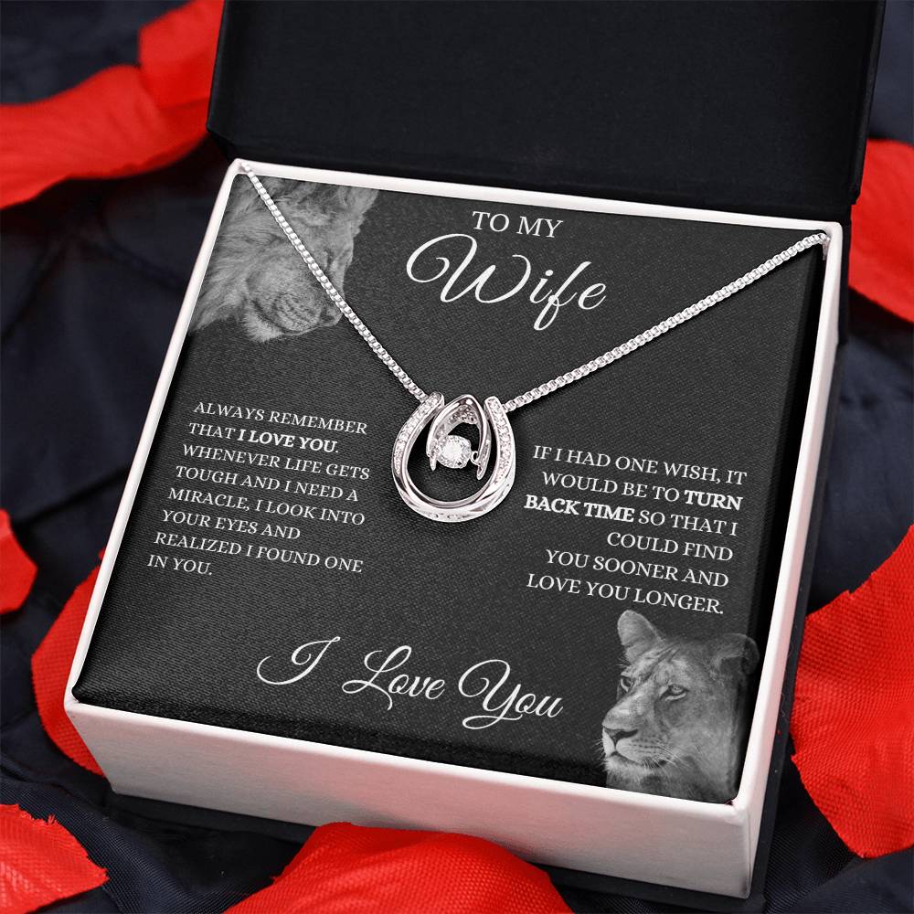 LUCKY IN LOVE WIFE NECKLACE