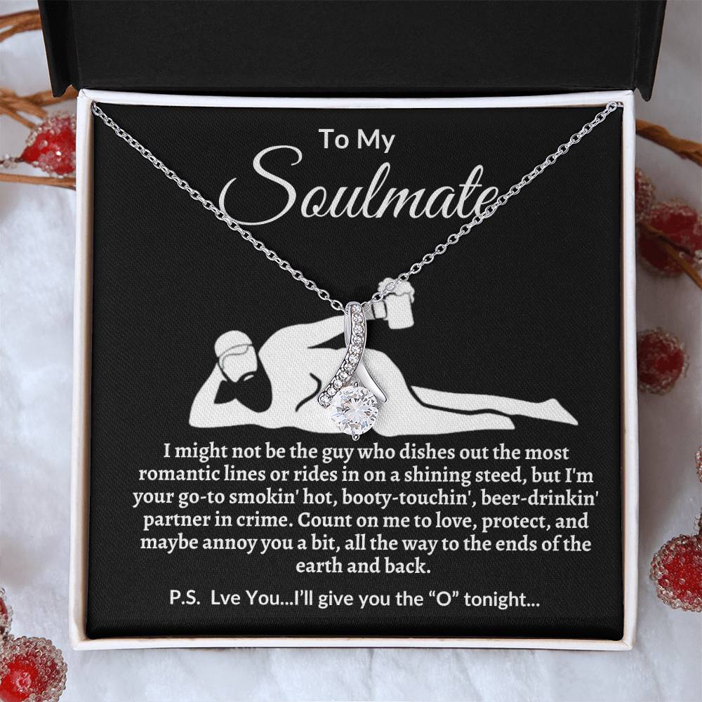 Funny Soulmate Necklace-Perfect Valentine's Day, Anniversary, Birthday, Christmas gift.