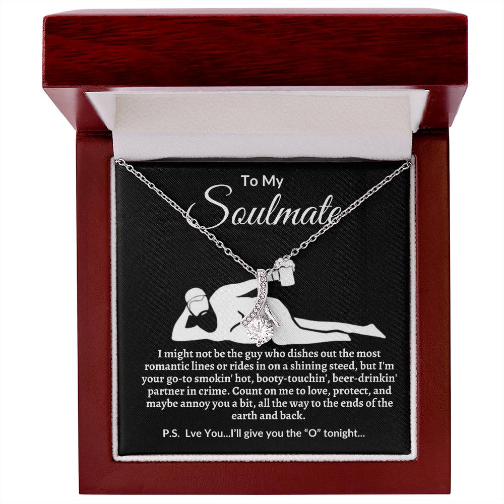 Funny Soulmate Necklace-Perfect Valentine's Day, Anniversary, Birthday, Christmas gift.