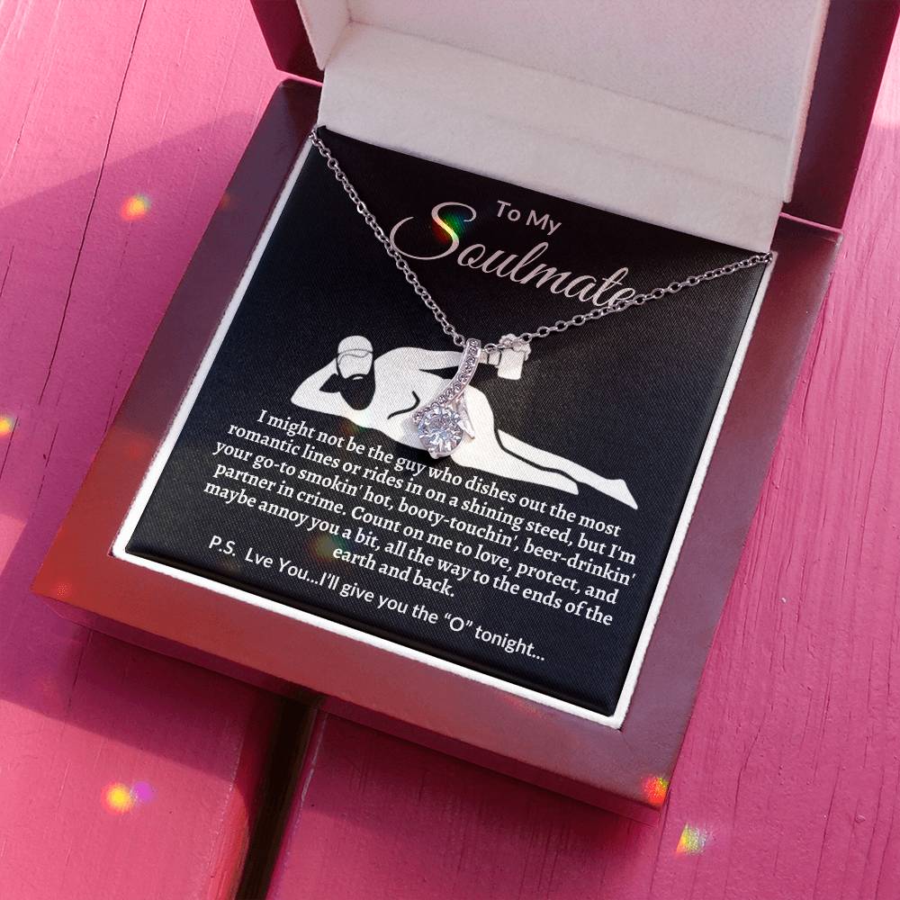 Funny Soulmate Necklace-Perfect Valentine's Day, Anniversary, Birthday, Christmas gift.