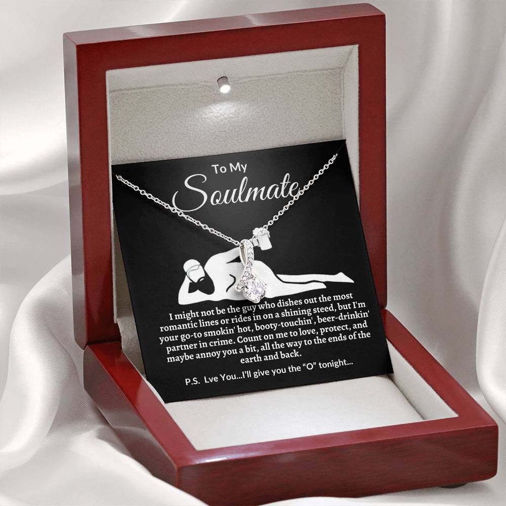 Funny Soulmate Necklace-Perfect Valentine's Day, Anniversary, Birthday, Christmas gift.