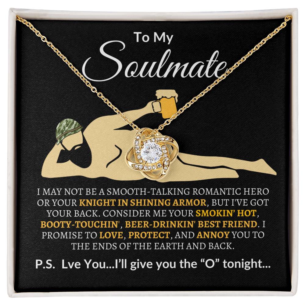 Funny Soulmate Necklace | Valentine's, Anniversary, Wedding, Just Because, Sweet Sentiment Gift