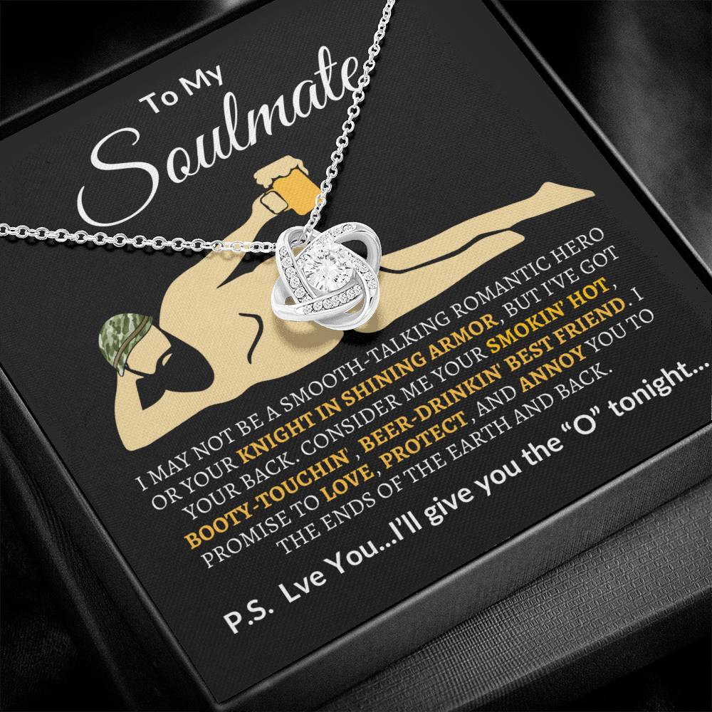 Funny Soulmate Necklace | Valentine's, Anniversary, Wedding, Just Because, Sweet Sentiment Gift