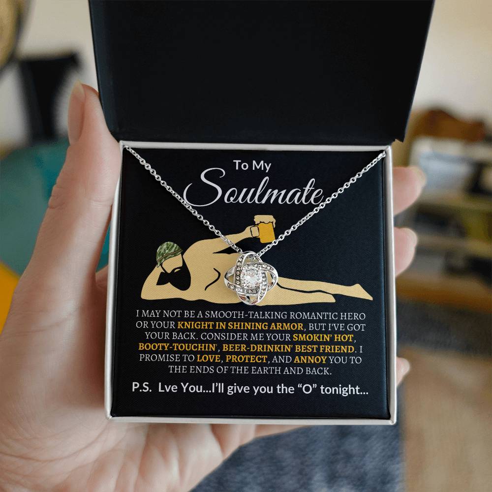 Funny Soulmate Necklace | Valentine's, Anniversary, Wedding, Just Because, Sweet Sentiment Gift