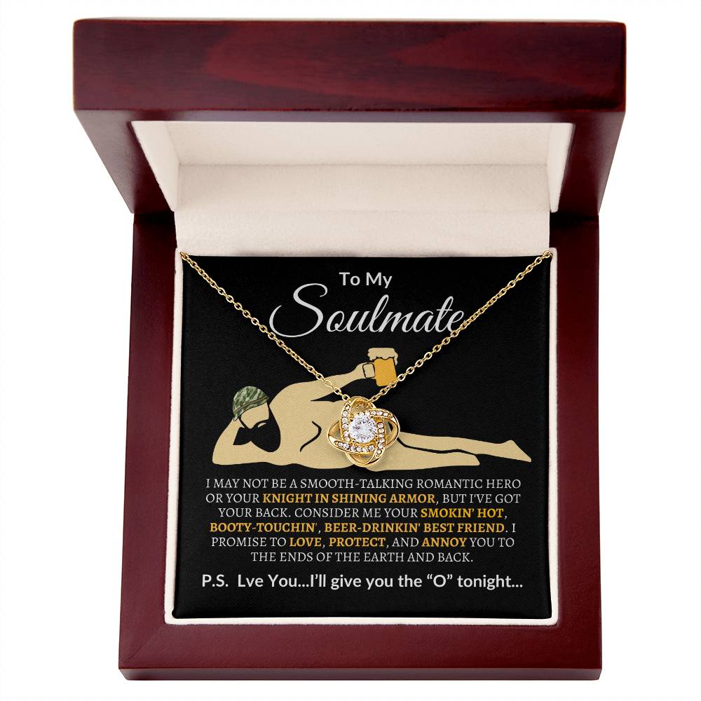 Funny Soulmate Necklace | Valentine's, Anniversary, Wedding, Just Because, Sweet Sentiment Gift