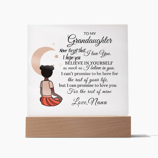 Granddaughter Acrylic Plaque