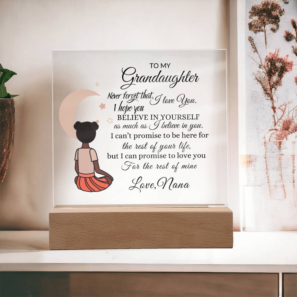 Granddaughter Acrylic Plaque