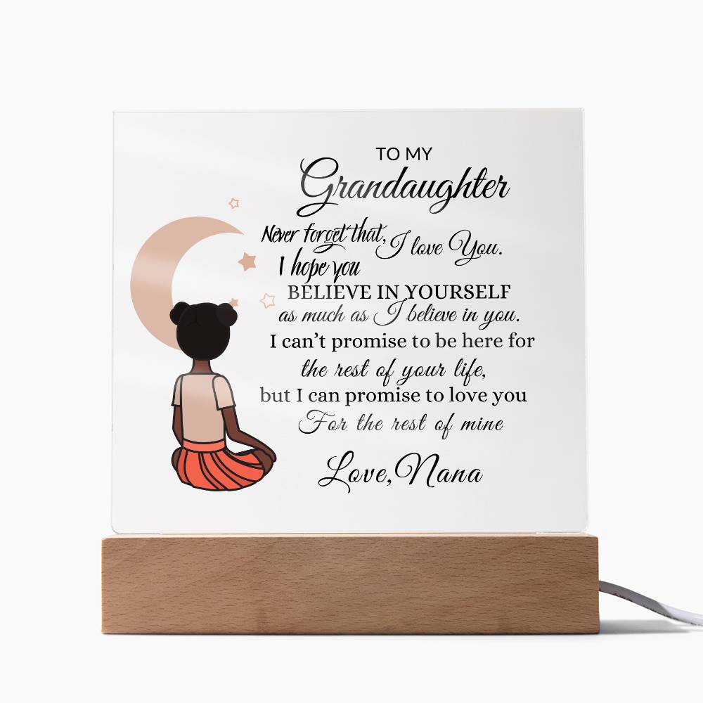 Granddaughter Acrylic Plaque